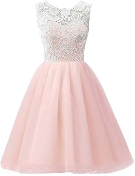 Free Fisher Kinder Mädchen Spitzenkleid mit 