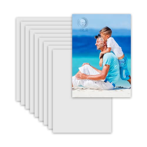 MR.R 10 Pezzi 8 "x 12" spazi Vuoti per Sublimazione in Alluminio Piastra Metallica Opaca Bianco Puro Foto per Stampa a trasferimento Termico a Sublimazione 0,22 mm di Spessore