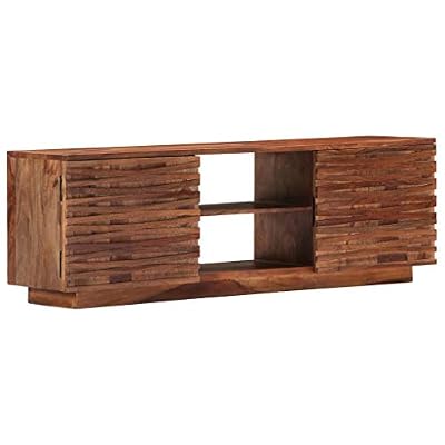 vidaXL Meuble TV en Bois de sheesham Massif 120 x 30 x 40 cm