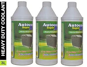 CCC Autocool Super X Radiator Coolant (Extra Concentrate) Combo of 3 (3L)