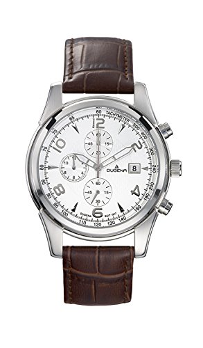 Dugena Herren-Armbanduhr Chronograph Chronograph Quarz Leder 4460349 Dugena Herren-Armbanduhr Chronograph Chronograph Quarz Leder 4460349
