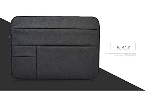 HiChange Laptop Sleeve Schutztasche für 13 13,3 Zoll 13 inches Apple MacBook Pro MacBook Air Lenovo Air Huawei matebook 13 13,3 Zoll 13 inches andere Tablets mit der gleichen Größe schwarz - 4