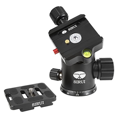 En Venta Sirui G-20X Pro Version - Cabezal de Aluminio para trípode (36
mm, 360 g, Carga máx. de 20 kg, Incluye Disco Intercambiable TY-50X de
Goma), Color Negro Descuento