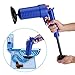 Produktbild UNIQUED Druck Luft Abfluss Pumpe Mit Hochdruck Leistungsstarker Manueller Spül Kolben Sauger Pumpe Für Bade Toiletten, Bad, Dusche, Küche Verstopfte Rohr Badewanne (Große)
