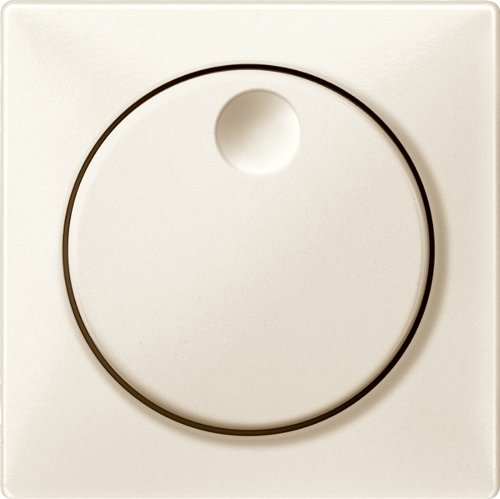 Preisvergleich Produktbild Merten MEG5250-4244 Zentralplatte mit Drehknopf, weiß, System Fläche