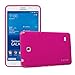 Produktbild Juppa® Samsung Galaxy Tab 4 7,0 Zoll SM-T230 SM-T231 TPU Silikon Gel Tasche Hülle Schutzhülle mit HD LCD Displayschutz Schutzfolie Folie (Rosa / Pink)