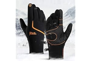 CXW Winter Cycling Gloves, Waterproof Touch Screen Warm Gloves for Men & Women