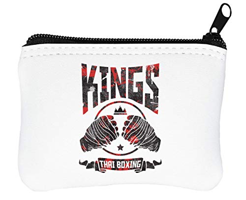 Preisvergleich Produktbild King of Muay Thai Logo Reißverschluss-Geldbörse Brieftasche Geldbörse