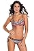 Produktbild Touchie Damen Riemchen Bikini Blumenmuster Racerback Badeanzug Plus size XL