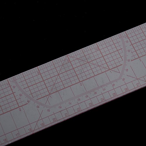 MagiDeal Burmesterkurven Set Zeichnung Komma Linie Gerade Französisch Kurve Lineal – Farbe 3, 7 Stück - 4