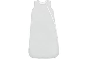 SIMYJOY ENJOY THE SIMPLICITY SIMYJOY Baby Sleeping Bag 6-18 Months, 1.5 TOG Quilted Baby Sleep Sack Bamboo Toddler Sleeping Bag with 2-Way Zipper, Moonlight Gray