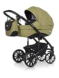 Breite des Sitzes: 31 cm Höhe der Rückenlehne: 49 cm Tiefe des Sitzes 25 cm Länge der Fußstütze: 23 cm Autositz Autositz der Gruppe 0+ bis 13 kg Sigma-Auto-Adapter 3-Punkt-Sicherheitsgurte verstellbarer Tragegriff Polster zum waschen abnehmbar abnehmbarer Wind- und Sonnenschutz Moskitonetz Adapter um den Sitz auf das Gestell zu montieren Europäische Zulassung ECE R44 / 04 Für die Montage im Auto auf der originalen ISOFIX * Basis angepasst