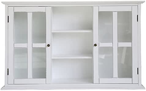 Grafelstein Wandschrank Hanna weiß im Landhausstil Hängeschrank mit