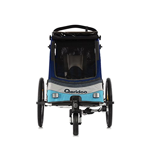QERIDOO Kinderfahrradanhänger Sportrex1 Transportwagen Handwagen - 2