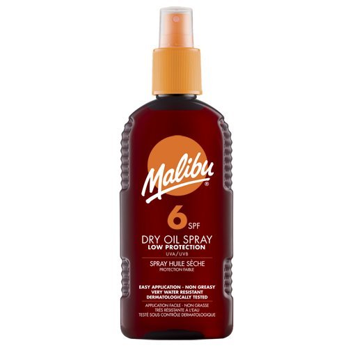 Malibu Dry Oil Spray with SPF6 200 ml