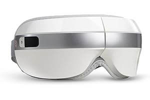 YAASIER Massaggiatore per Occhi,Vibrazione e Musica Rilassa e Riduce il Carico Sulle, Borse per gli Occhi, occhi Asciutti, Migliora il Sonno Un Regalo per Donne