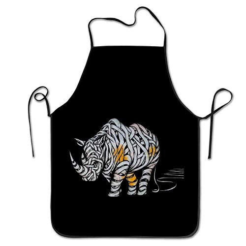 Preisvergleich Produktbild SPHGdiy Unisex Cool treet Art Rhino Kitchen