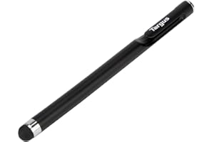 Targus Lápiz óptico antimicrobiano Stylus, lápiz universal para smartphones y pantallas táctiles, lápiz táctil compatible con todos los dispositivos – Negro, AMM165AMGL