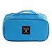 Rrimin Travel Women Organizer Bra Underwear Pouch Cosmetic Bag Portable Luggage Storage Case (Blue) RS.523.00