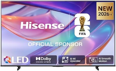 Hisense Smart TV QLED 85" 4K 85E7DS, 60Hz, Audio Dolby Atmos, VIDAA OS con 1000+ APP, Dolby Vision IQ, HDR 10+, Game Mode Plus, Bluetooth, Wifi, Alexa Built-in, AirPlay2, lativù 4K