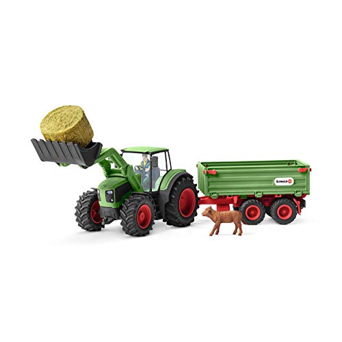 Schleich 42379 - Traktor mit Anhänger - Spielzeug - 2