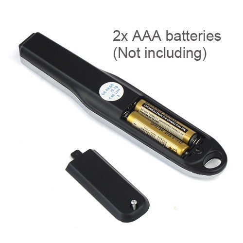 Gearmax® Elektronisch Digital Küche Löffel Gewicht Maßstab Kochlöffel Digital Spoon Scale Mit LCD Display Küche Gewicht 300g/0.1g (Silber, Schwarz Löffel) - 3