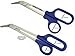 Jewel of London New and Improved Precision Mobility Aid Lightweight Superior Surgical Stainless Steel Extra Long Reach Matt Finish Toe Nail / Toenail Scissors (18 cm) with 2.5 cm Extra Wide Comfortable Handles. Certified High Quality Construction, 3 Years No-Risk Guarantee Plus Jewel of London Cashback Offer