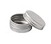 Pack of 10 Balm Nail Art Cosmetic Cream Make Up Pot Lip Jar Tin Case Container Screw 15ml/10ml/30ml/50ml/100ml Capacity (Empty) for DIY Cosmetics/Beauty Products (50ml)