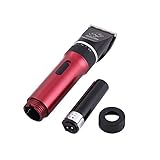 KYG Tierhaarschneider mit 2000mAh Lithium-Batterie Haarschneider Hund