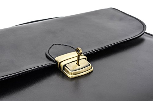 Businesstasche Gusti Leder studio  Neil  Laptoptasche Umh  ngetasche Messenger College Vintage Schwarz 2B1-94-3