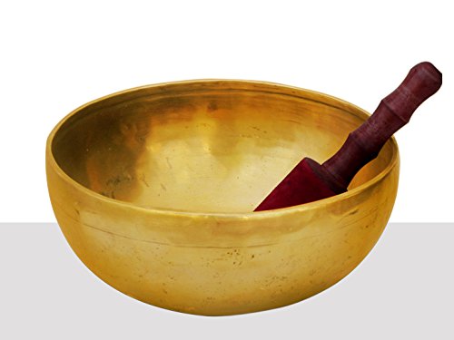 IndianShelf BSB-23 - Cuencos de meditación para Yoga (latón Decorativo, Hechos a Mano)