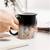 Little Flight Tazza Magica in Ceramica Personalizzata con Foto Stampata per MICROONDE da 325 ML per Bevande Calde
