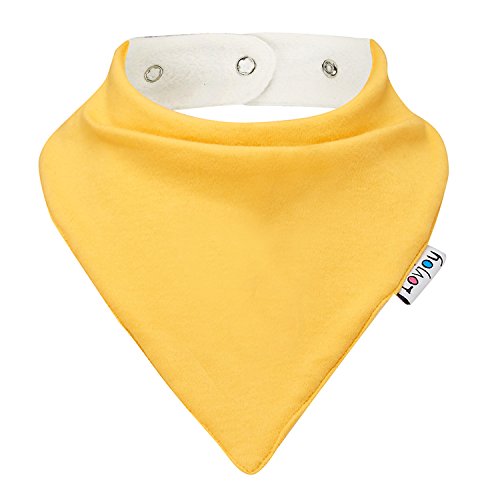 Lovjoy Bandana Geifer Baby Lätzchen (5 PACK – Color Rush ) Super Absorbent & Soft für ultimativen Komfort mit justierbarem Snaps- Netter Baby-Geschenk für Jungen und Mädchen. - 3
