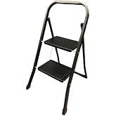 Palace Practical Metal Ladder 2-Piece Black