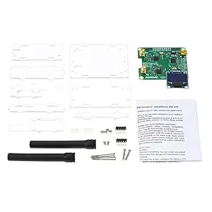 WorldCare USB Communication 2018 Duplex MMDVM Hotspot Module Expansion Board RX TX UHF VHF Support P25 DMR YSF NXDN with + 2pcs Antenna + Acrylic Shell for Pi
