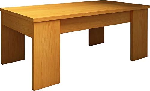 Trasman 1015CEREZO Beisstell Table Erhöhbar, Melaminharzbeschichtete Wood Chipboard, Cherry, 98 x 50 x 42 cm