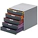 Produktbild DURABLE Schubladenbox VARICOLOR 5, mit 5 Schubladen 760527