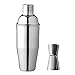 Produktbild Gosear 550ml Cocktail Shaker Mixer + 15ml 30ml Doppelseitig Cocktail Mixer Mess Cup Jigger Messer Fest Barkeeper Tools
