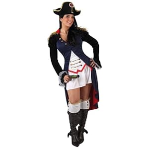 Atosa – Disfraz de soldado francés para mujer, talla L (XL) (5919)