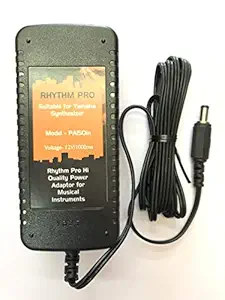 Rhythm Pro Hi Quality power adapter for Yamaha DTX m12 electronic drum pad with Rhythm Pro 7A drum sticks free.