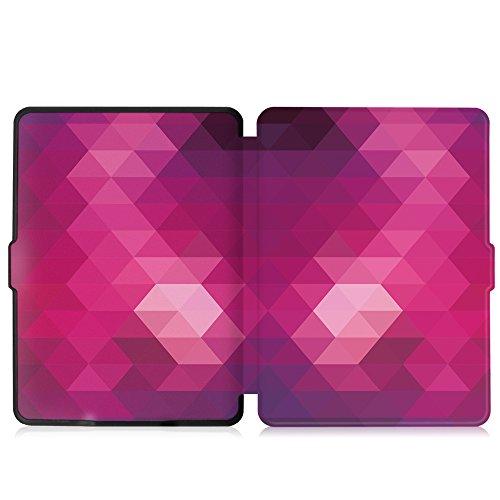 Fintie Kindle Paperwhite Hülle – Die dünnste und leichteste Smartshell Case Schutzhülle Tasche mit auto Sleep / Wake für den neuen Kindle Paperwhite 2016 (mit 300 ppi-Display, 6 Zoll, und integrierter Beleuchtung) und alle Modelle von 2012, 2013, 2014, 2015, Diamant der Fantasie - 9