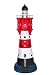 Produktbild Figur, Riesiger Leuchtturm mit Solarlampe SYB1684, Groß 90 cm hoch, Gartenfigur, Deko Leuchtturm mit LED Solar Lampe Dekorationsfigur für Innen und Außen, Polyresin Gartendekoration