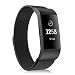 Produktbild Fintie Armband für Fitbit Charge 3 / Charge 3 Special Edition Gesundheits und Fitness Tracker - Edelstahl Milanese Magnet UhrBand Uhrenarmband Ersatzband, Schwarz