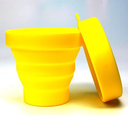 DYF Water Cup Folding Silicone Scalability Convenient Outdoor Mouthwash,F,9*8*4.5cm