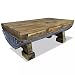Produktbild Festnight Couchtisch | Retro Beistelltisch | Vintage Wohnzimmertisch | Altholz Massiv 90 x 50 x 35 cm