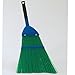 Produktbild Kehrbesen mit abwaschbaren harten Borsten und einem kurzen Stiel Camping Besen Zimmerbesen Stielbesen Hofbesen Kunststoff Feger Kehrer