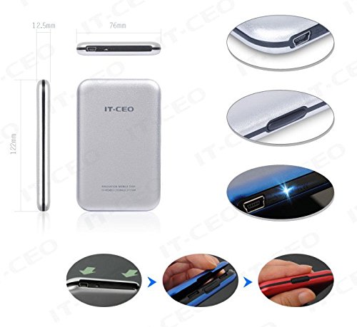 Allcam Gehäuse für SATA-Festplatte (6,4 cm / 2,5 Zoll, USB 2.0, kompatibel mit SATA-II, werkzeuglose Montage) schwarz schwarz USB 2.0 - 6