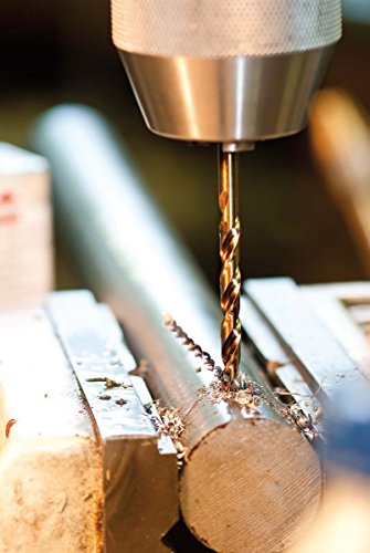 Keil Metallbohrersortiment HSS-E DIN 338 Cobalt, geschliffen, Split Point, Ø 4,0+5,0+6,0+8,0+10,0 mm - 4