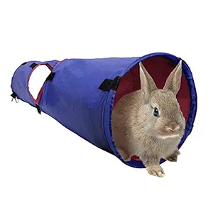 Hagen Living World Pet Tunnel, Blue/Red