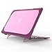 Produktbild MacBook Air 11 Hülle,Roreikes Heavy Duty Ultra Slim Hochwertige Gummierte Tasche Schutzhülle strapazierfähig Hartschalen-Hülle Anti-fallen Case Dual Layer Hülle mit TPU Stoßfänger für MacBook Air 11 Zoll (A1370/A1465)-Lila